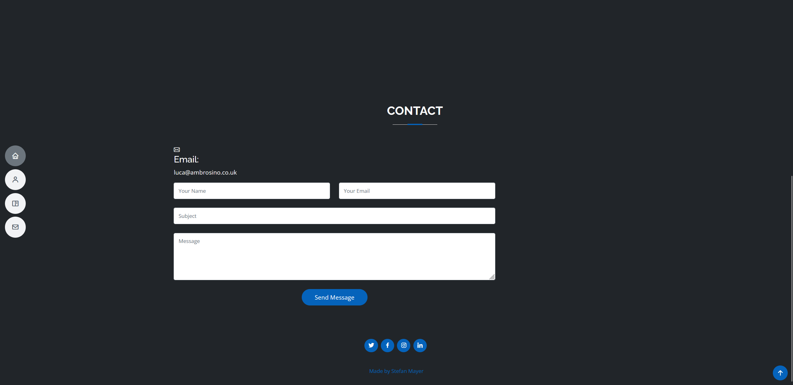 The about page